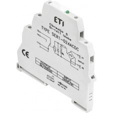 Електромеханічне інтерфейсне реле ETI 002473052 SER1-024 ACDC 1CO 6A (AC1 250V AC)