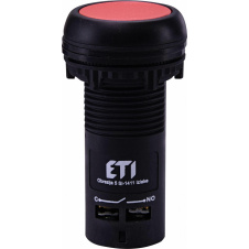 Моноблочная утопленная кнопка ETI 004771470 ECF-11-R (1NO+1NC красная)