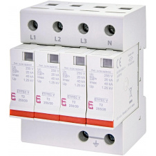 Обмежувач перенапруги ETI 002442956 ETITEC V T2 255/20 (4+0)