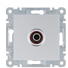 ТВ розетка Hager WL3212 Lumina (срібляста)