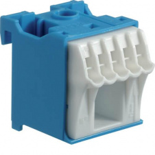 Блок Hager KN06N PE-клемма 1x16мм2+5x4мм2