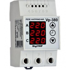 Фото - Реле контроля фаз DigiTOP Vp-380 Реле контроля фаз DigiTOP Vp-380