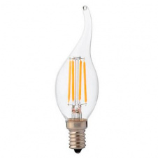 Лампа світлодіодна Filament Flame-6 C37 Е14 6W 220V 4200K 001-014-0006 Horoz
