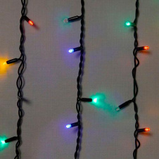 Гірлянда DELUX ICICLE 108LED 2x1м 27 flash мультиколорколор / чорний шнур IP44 EN
