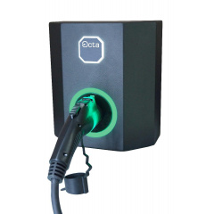 Однофазная зарядная станция для электромобиля Octa Energy W107-C1 на 7кВт (Type 1) Киев