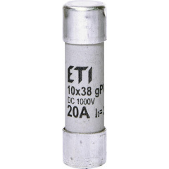 Запобіжник ETI 002625085 CH 10x38 gPV 20A 1000V (30kA) Київ
