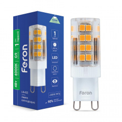 Світлодіодна лампа Feron LB-432 4W G9 4000K Луцьк