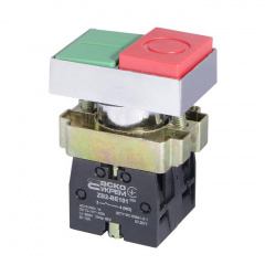 Кнопка XB2-BL8425 1NO 1NC Старт Стоп выступление зеленая/красная ІР40 АскоУкрем Киев