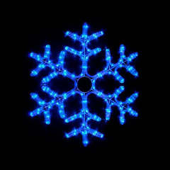 Гірлянда DELUX MOTIF Snowflake (сніжинка) 0.55м синя ІР44 Бердичів