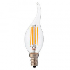 Лампа светодиодная Filament Flame-6 C37 Е14 6W 220V 4200K 001-014-0006 Horoz Киев