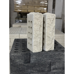 Кирпич облицовочный ECOBRICK мрамор 250x120x65 мм черный Николаев