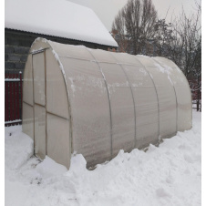 Теплиця "Косичка" 2 х 5 м (труба оцинкована 20х20), повний комплект "Стандарт", плівка UV-6, 150 мкм.