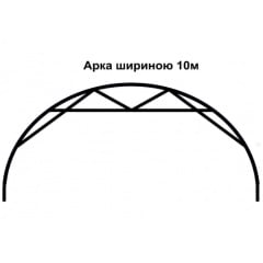 Каркас теплиці "Західна-10х14" 10х14х4.5м - труба 60х40 Черновцы