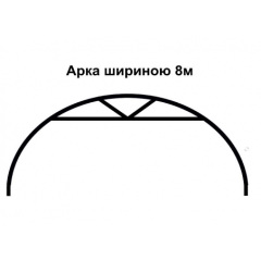 Теплиця "Західна-8" 8х10х3,5м + подвійна плівка 150 мкм+ зигзаг профіль Дубно