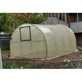 Теплиця "Маївка" 3 х 6 м, (труба оцинкована 30х20 мм.), повний комплект "Стандарт", плівка UV-6, 150 мкм.