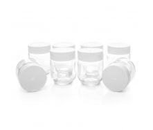 Набір скляних порційних стаканчиків Rommelsbacher JG 8 для йогуртниці JG 40