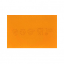 Силіконовий килимок для пастели SFT-1240 помаранчевий