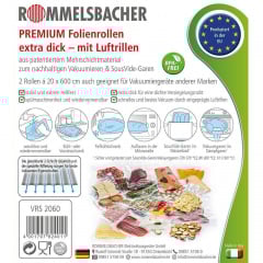 Набір вакуумних пакетів Rommelsbacher VRS 2060 20x600 см Рівне