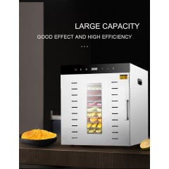 Дегидратор профессиональный Tekhniko DH-10HB-SS нержавеющая сталь (10 лотков 40*38см) Володарськ-Волинський