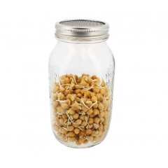 Набор для проращивания семян Eschenfelder: 3 банки на 1500 мл, белый Київ