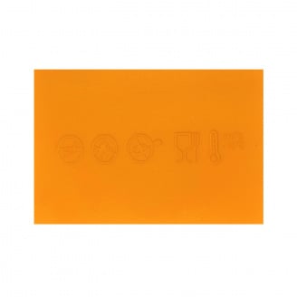 Силіконовий килимок для пастели SFT-1240 помаранчевий
