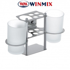 Подставка для щеток и пасты с двумя стаканами LR103, Winmix Польша