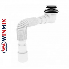 Сифон SD-03 1 1/2" (40) для душевого поддона с выпуском, Winmix Польша