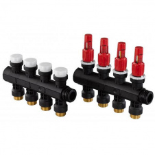 Модульний пластиковий колектор Uponor Vario PLUS ВР 6X 3/4 євроконусом (1030585)