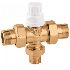 Вентиль зонний триходовий під термоголовку Caleffi 1" (677060)