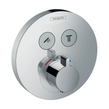 Фото - Термостат Hansgrohe Shower Select S для 2 споживачів (15743000) Термостат Hansgrohe Shower Select S для 2 споживачів (15743000)