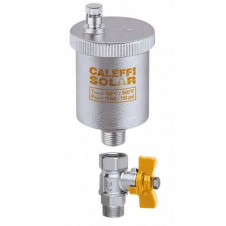Автоматичний відвідник повітря + кульовий кран Caleffi Solar 3/8 (250131)