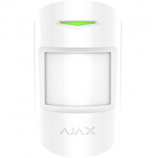Бездротовий датчик руху Ajax MotionProtect Plus, Jeweller, 3V CR123A, білий
