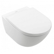 Унітаз консольний Villeroy&Boch Subway 3.0 TwistFlush SoftClosing 8M42S101 Combi-Pack