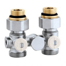 Кран нижнього підключення кутовий Caleffi 1/2x3/4 (301341)
