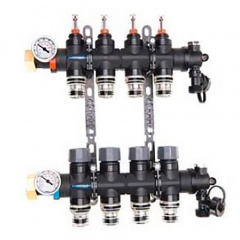 Колектор для теплої підлоги Heat-PEX AORE03FLTVIR16B 3 виходи (AORE03FLTVIR16B) Суми