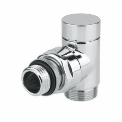 Кран відсічний кутовий Carlo Poletti CYLINDER хром 1/2 24-19 Буча
