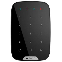 Бездротова сенсорна клавіатура Ajax KeyPad, Jeweller, 3V 4ААА, чорна Ізмаїл