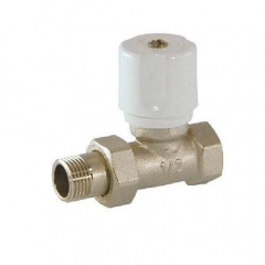 Кран радіаторний для подачі прямий Bianchi F.lli S.p.A. 1/2 (4030N00400) Ковель