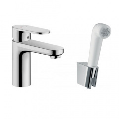 Змішувач для умивальника Hansgrohe Vernis Blade з гігієнічною лійкою (71215000) Токмак