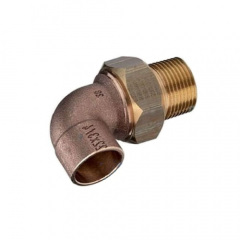 Американка кутова Ø18 х 3/4" Н (бронза) (120580) Viega 4098g Вараш