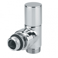 Кран радіаторний Carlo Poletti Cylinder 1/2 х 24-19 кутовий (V30110B/V30111B) Жмеринка