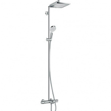 Душова система з термостатом Hansgrohe Crometta E 240 1jet Showerpipe (27298000)