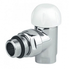 Термоклапан кутовий Carlo Poletti Cylinder Thermo 1/2" хром (V31310B) Лозова