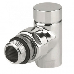 Кран відсікаючий кутовий Carlo Poletti Cylinder 1/2" хром (V30410B) Сарни