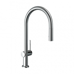 Змішувач одноважільний для кухні Hansgrohe Talis M54 з витяжним душем (72801000) Калуш