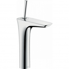 Змішувач для умивальника Hansgrohe PuraVida із донним клапаном хром