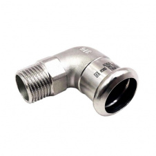 Фото - Коліно нержавіюче RM Inoxpes 197 15х1/2" Н Коліно нержавіюче RM Inoxpes 197 15х1/2" Н