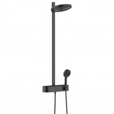 Душова система Hansgrohe Pulsify Showerpipe 260 2jet з термостатом Чорний матовий