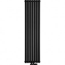 Трубчастий радіатор Luxrad Oval Double 1700x410x88 чорний матовий структурний (OVLP1700410S040ZDC)