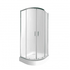 Набір Qtap Душова кабіна Taurus CRM1011AC6 Clear 2020x1000x1000 + піддон Robin 301112 100x100x12 з сифоном (TAUCRM1011AC6SET)